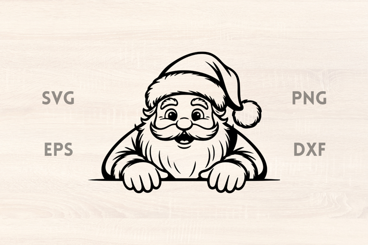 Happy Santa Claus 2 SVG