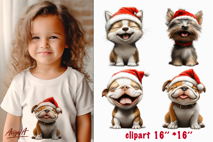 Christmas Dog Clipart Image 20