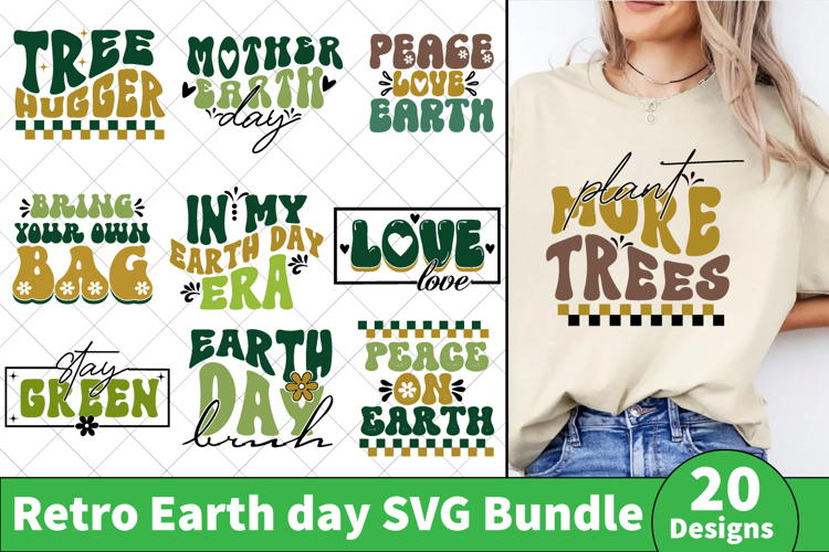 Earth day quotes SVG Bundle, 20 Designs