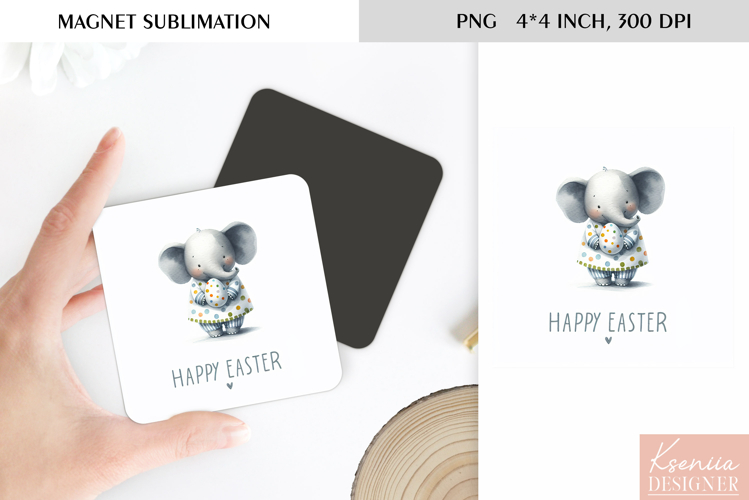 Cute Animals|Happy Easter| Animal Kitchen Magnet