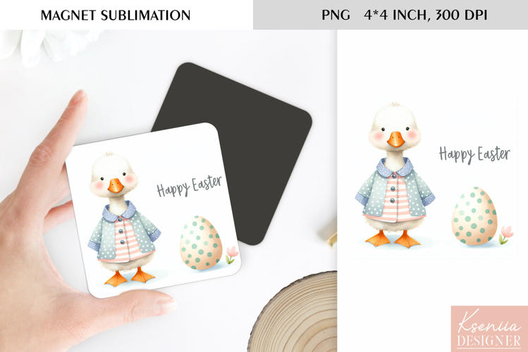 Cute Animals|Happy Easter| Animal Kitchen Magnet