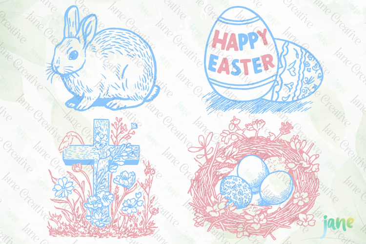 Happy Easter Day SVG PNG Clipart