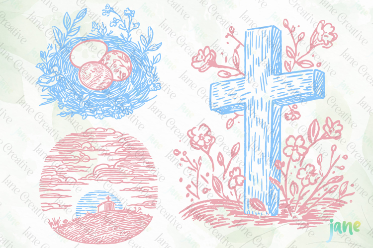 Happy Easter Day SVG PNG Clipart