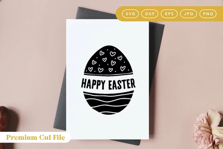 Decorative Easter Egg SVG | Cricut Happy Easter Design
