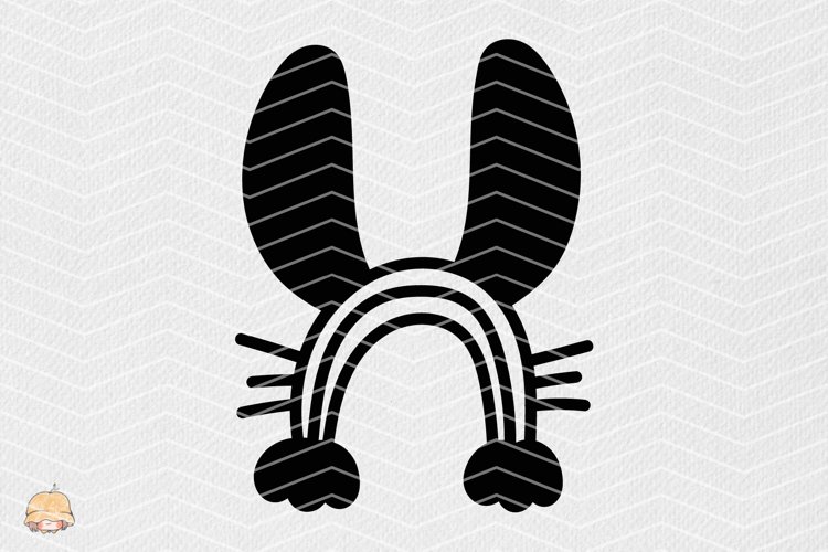 Happy Easter Sublimation Line Art example image 1