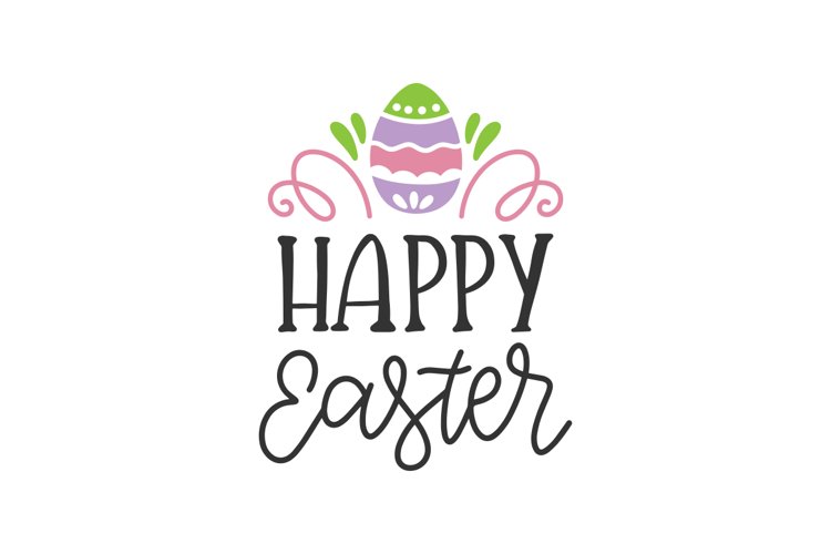 Happy Easter SVG Cut File