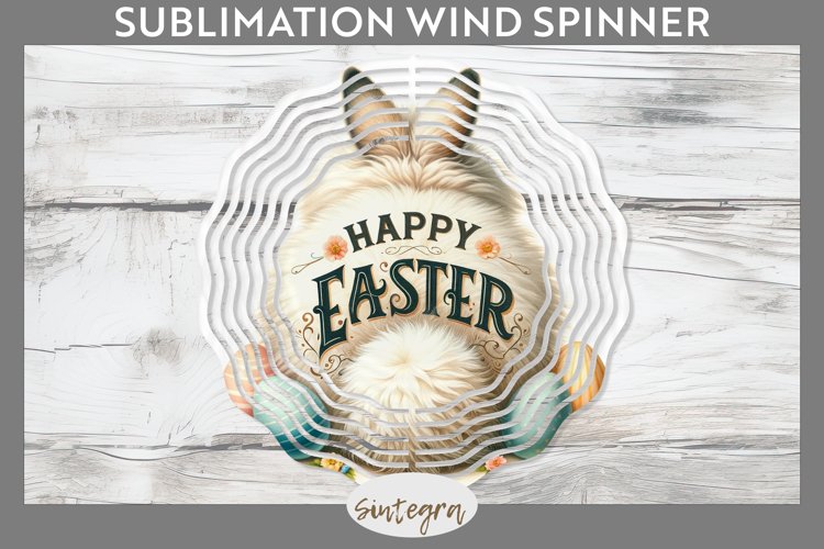 Happy Easter v12 Wind Spinner Sublimation