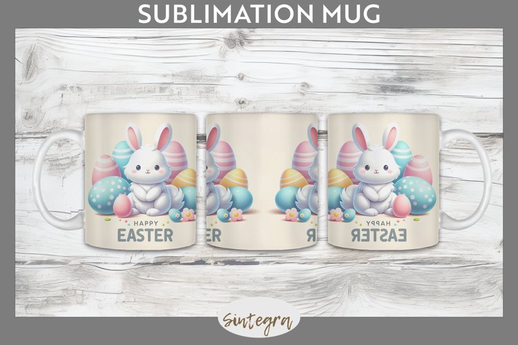 Happy Easter v3 Mug Wrap Sublimation
