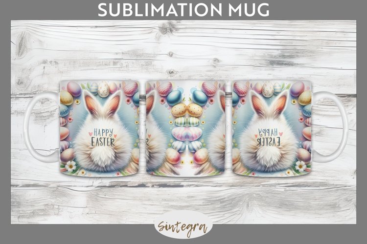 Happy Easter v7 Mug Wrap Sublimation