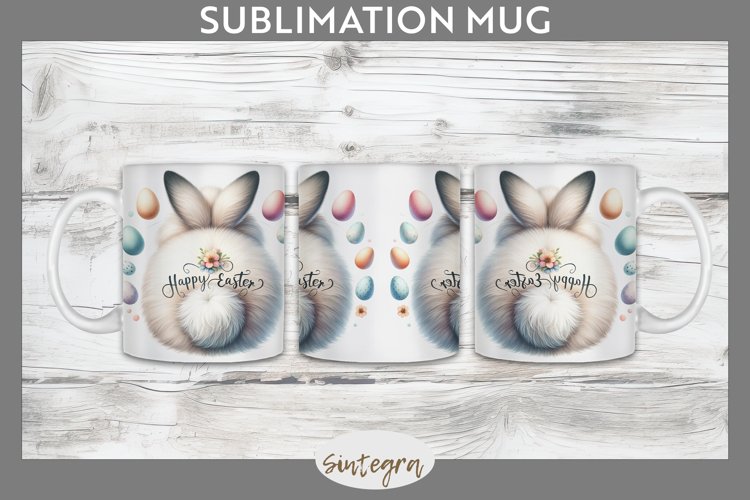 Happy Easter v8 Mug Wrap Sublimation
