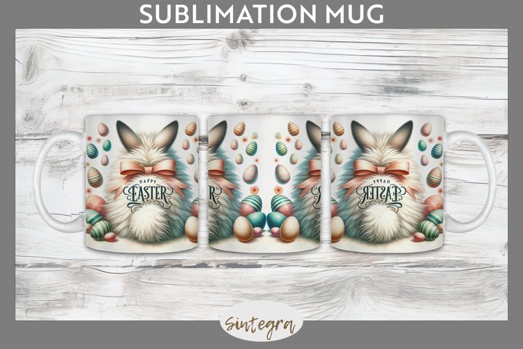 Happy Easter v9 Mug Wrap Sublimation