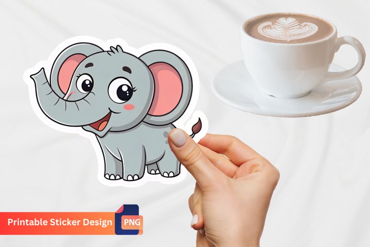 Baby Elephant Clipart Image 4
