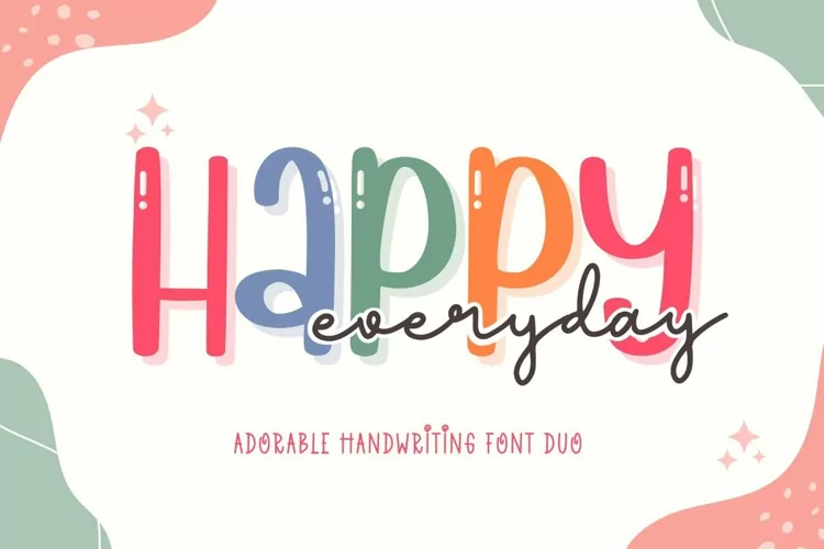 Happy Everyday - Handwritten Font