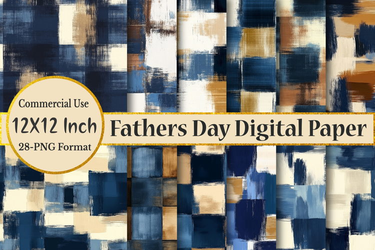 Happy Fathers Day Digital Paper