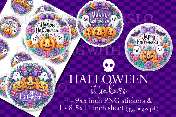 Halloween Stickers, Happy Halloween Stickers, Planner, s3