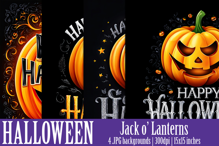 Happy Halloween Backgrounds, Jack o Lantern, Pumpkin Papers