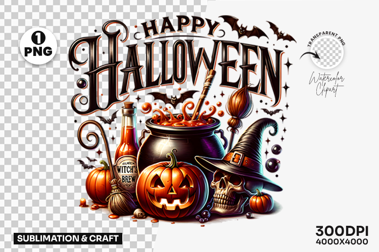 Witch Cauldron Clipart Image 24