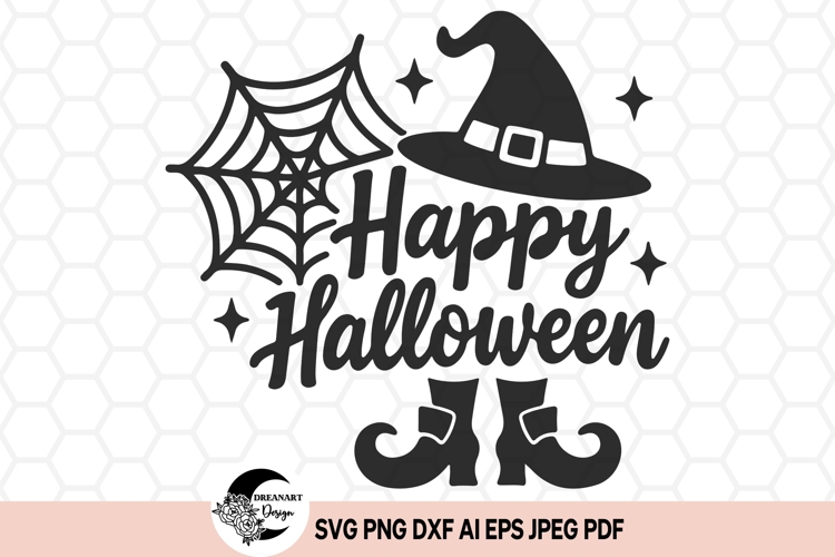 Happy Halloween SVG design | Halloween SVG & Clipart
