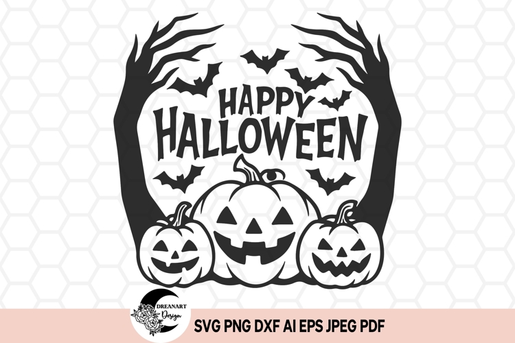 Happy Halloween SVG design | Halloween SVG & Clipart