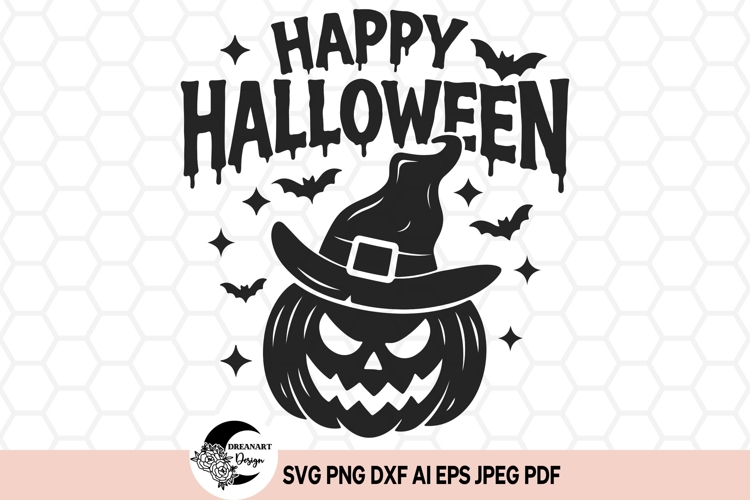 Happy Halloween SVG design | Halloween SVG & Clipart