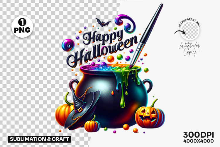 Witch Cauldron Clipart Image 22