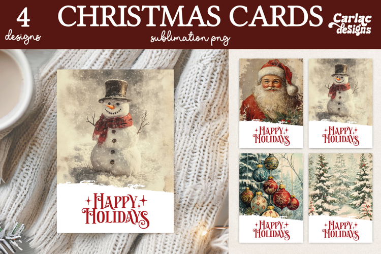 Christmas Cards, Happy Holidays Printable Cards