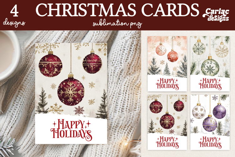 Happy Holidays Printable Cards