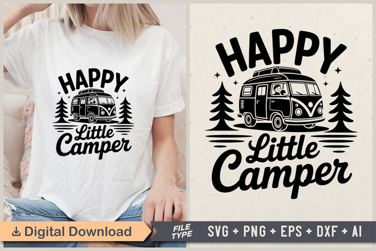 Happy Camper Clipart Image 10