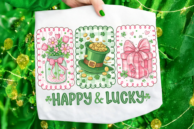 Happy Lucky St Patricks Day PNG, Lucky Day PNG, Irish PNG