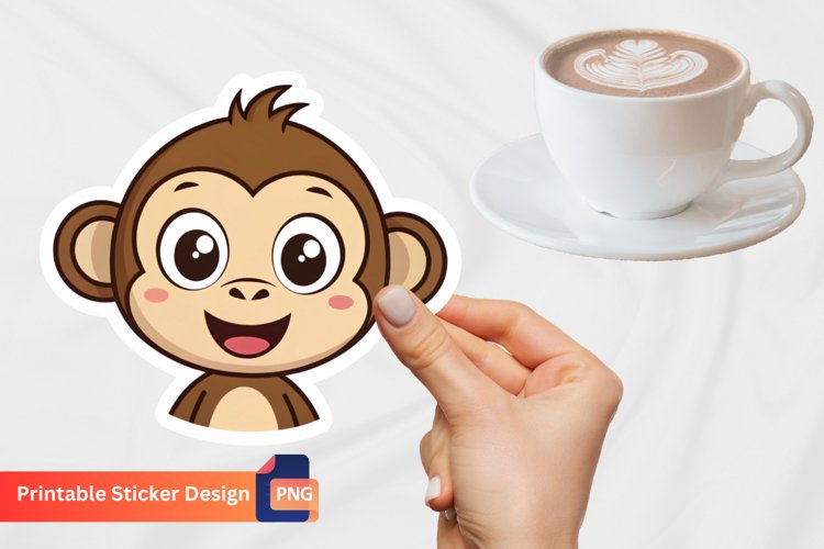 Cute Monkey Clipart Image 11