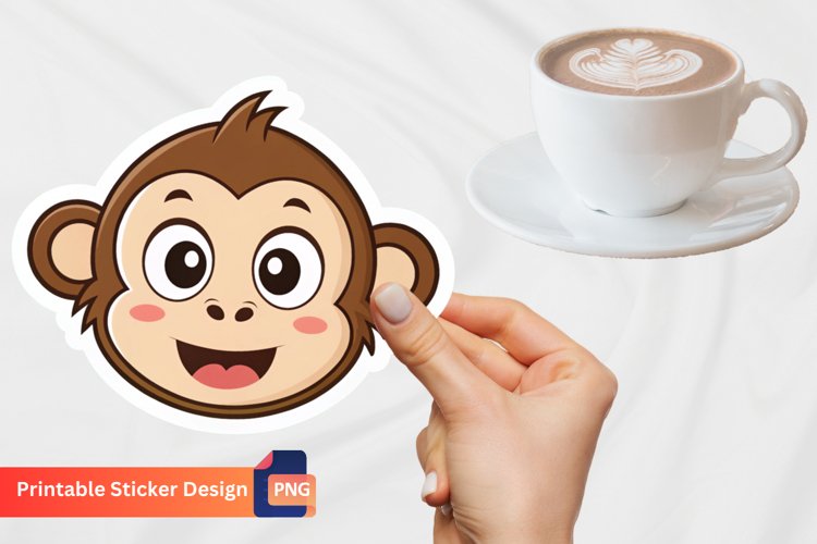 Cute Monkey Clipart Image 8