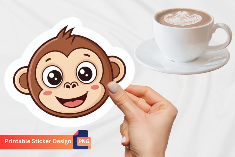 Cute Monkey Clipart Image 9