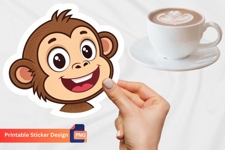 Cute Monkey Clipart Image 10
