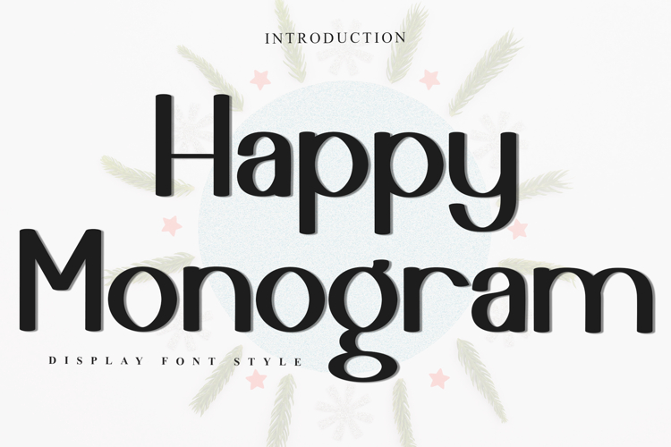 Happy Monogram