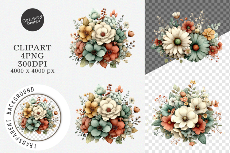 Happy Mother’s Day Flower Clipart