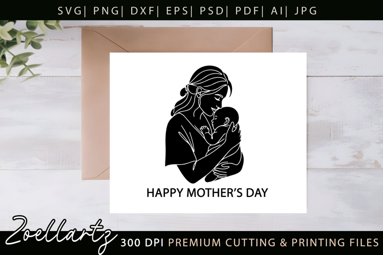 Mothers Day SVG for Cricut Mom Mama T-shirt Mug Card Design