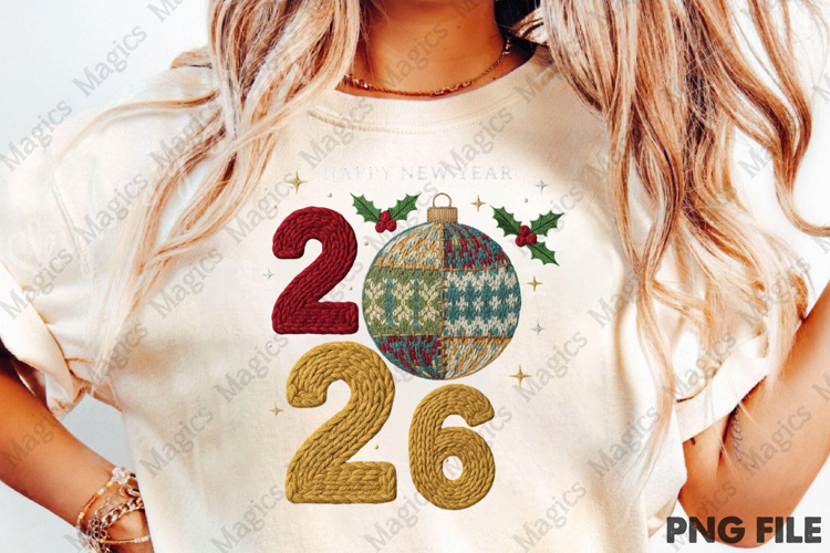 Happy New Year 2026 PNG, New Year Png