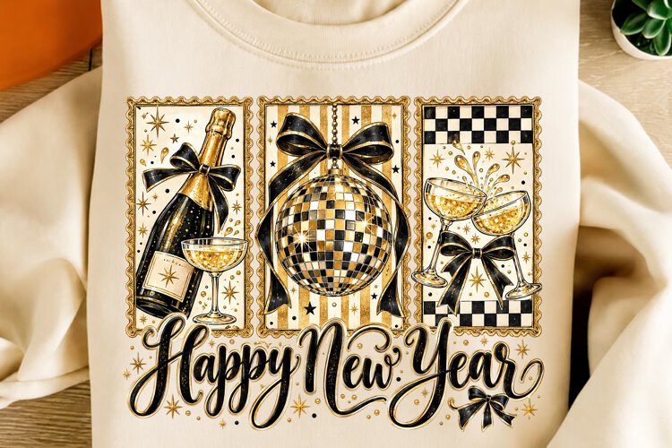 Happy New Year PNG example image 1