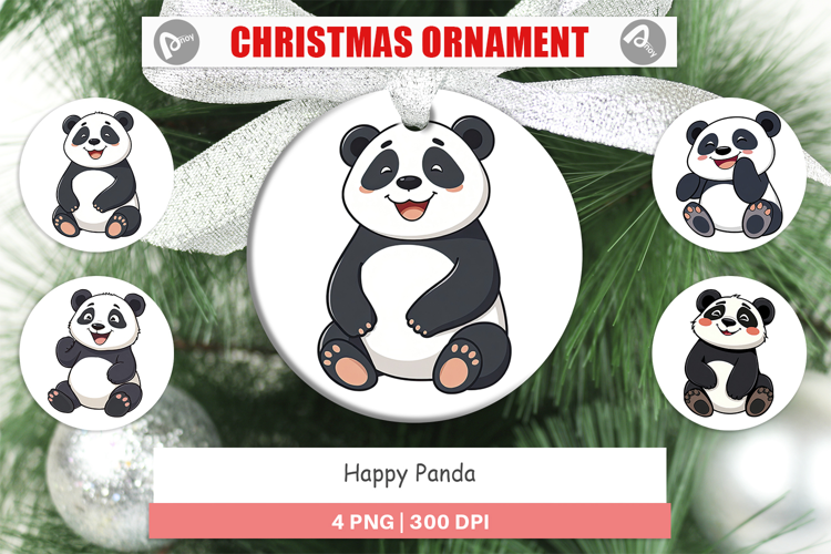 Ornament Smiling Panda