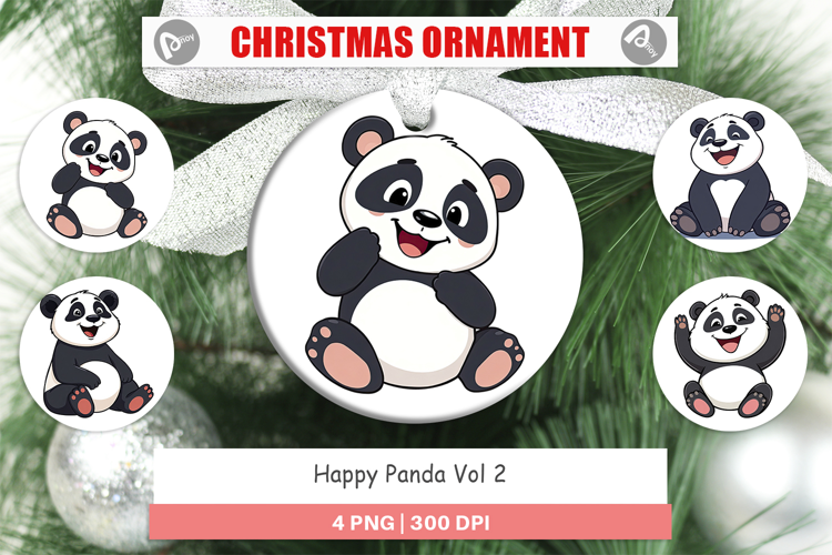 Ornament Smiling Panda
