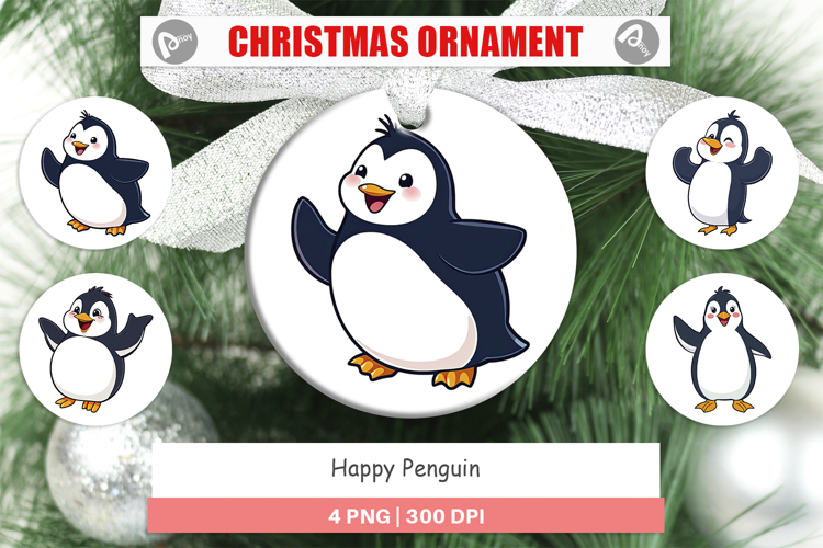 Ornament Happy Penguin