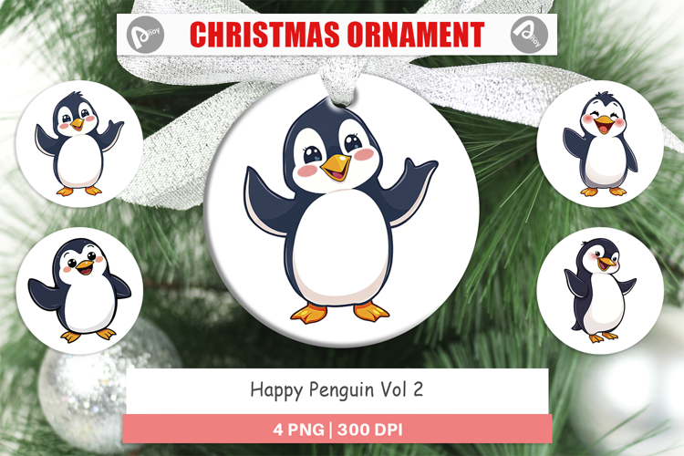 Ornament Happy Penguin