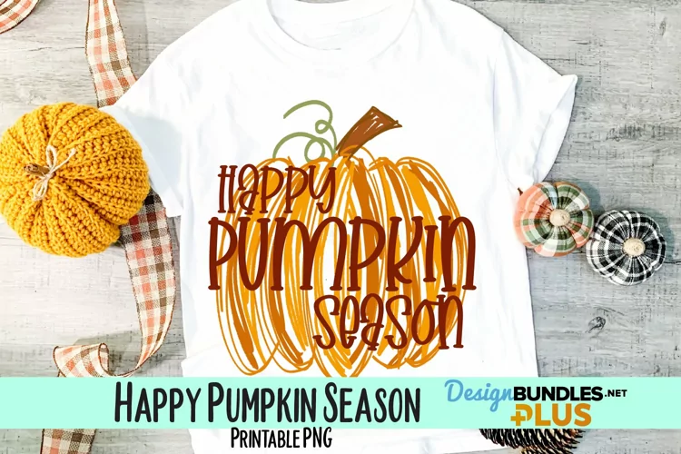 Happy Pumpkin Season Sublimation PNG