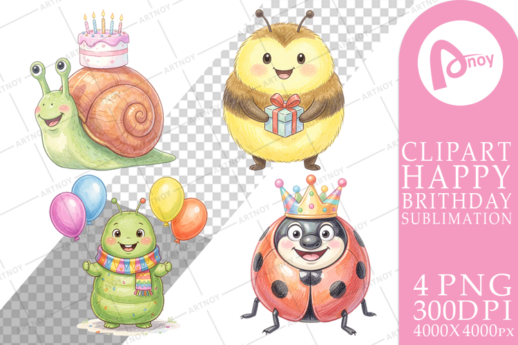 Round Garden Birthday Sublimation