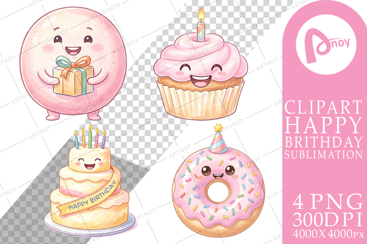 Round Sweet Treats Sublimation