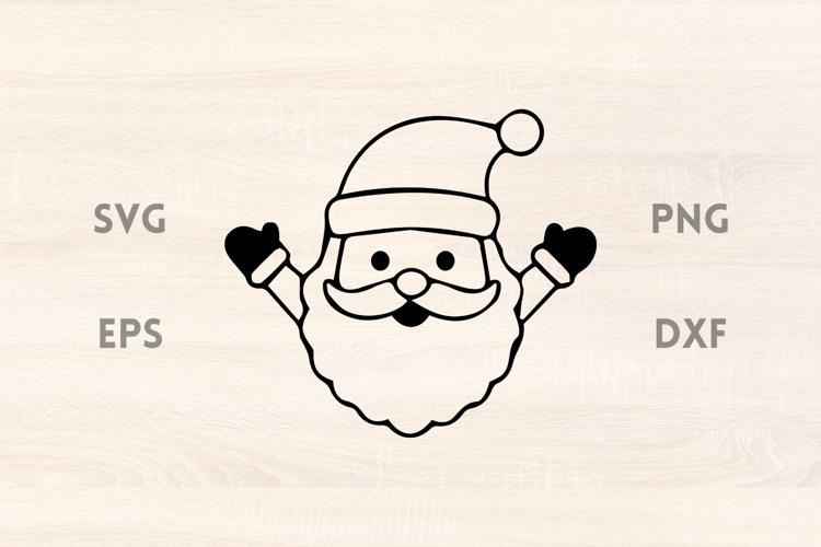 Happy Santa SVG