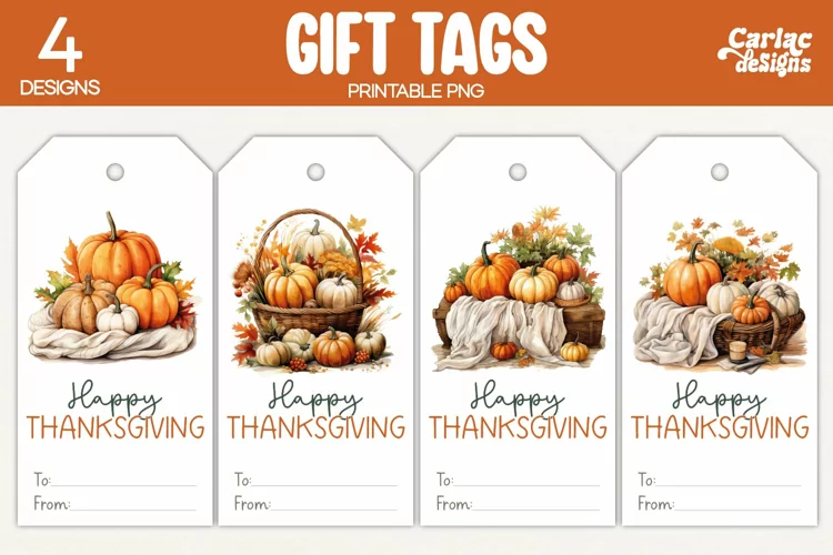 Thanksgiving Gift Tags, Happy Thanksgiving Printable Tags