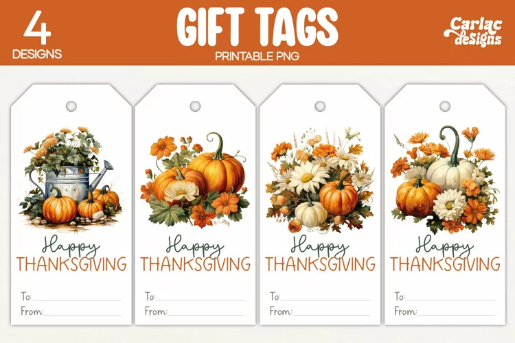 Thanksgiving Gift Tags, Happy Thanksgiving Printable Tags