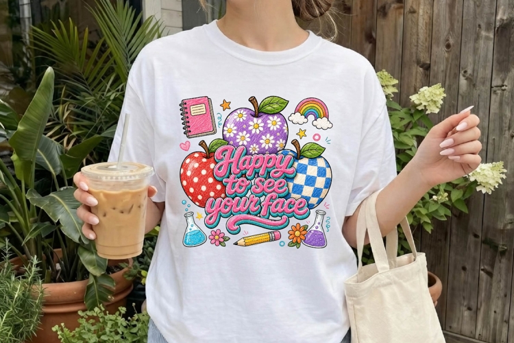 Happy to See Your Face Teacher Apple PNG