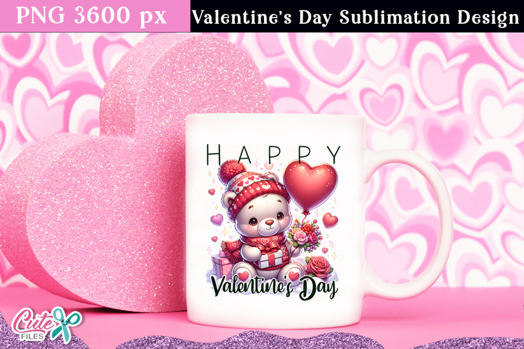Happy Valentines Day PNG | Sublimation Designs